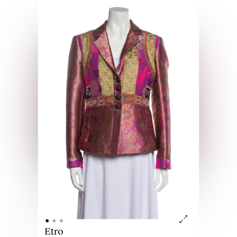 ETRO Silk Blazer Rare Find!